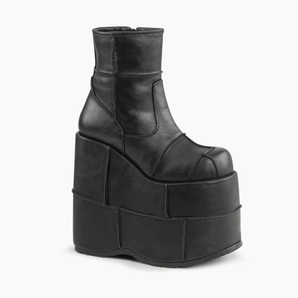 Demonia "Stack-201" Platform Ankle Boots